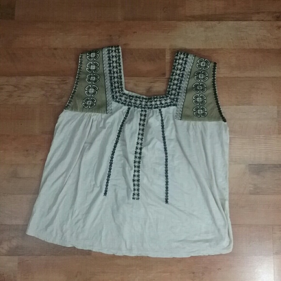 Lucky Brand Tops - Lucky Brand Embroidered tank